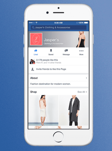 Facebook shop