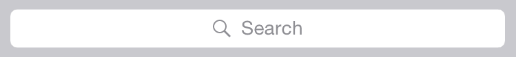 Generic Search Bar