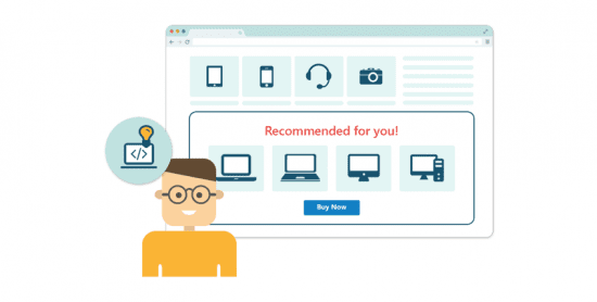 Email personalization for an ecommerce website