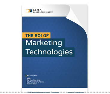 ROI of marketing technologies