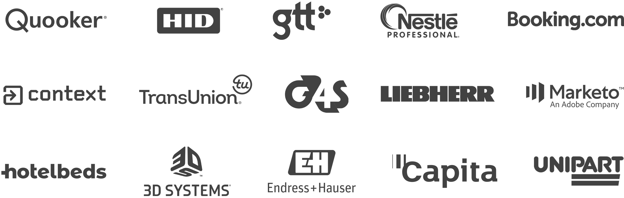 Image showing the logos of some of our consulting services clients