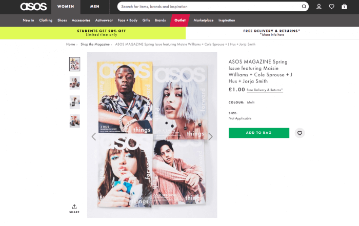 ASOS digital magazine