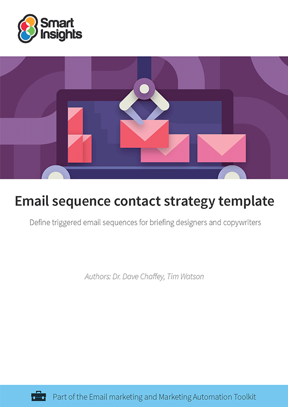 email sequence contact strategy template smart insights email marketing strategy document