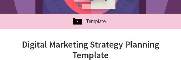 Digital marketing strategy planning template smart insights
