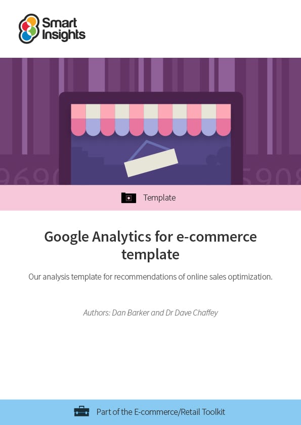 Google Analytics For E Commerce Template Smart Insights