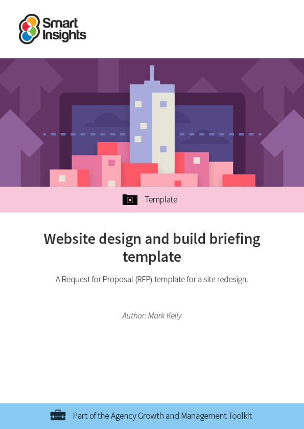 Website design and build briefing template featured image