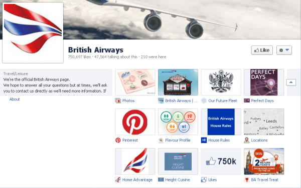 British_Airways facebook