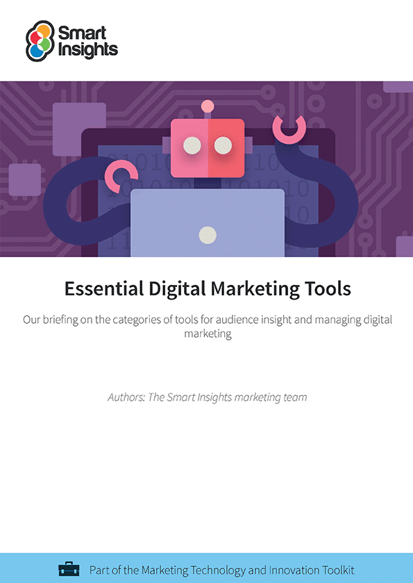 40 Essential Marketing Tools cover