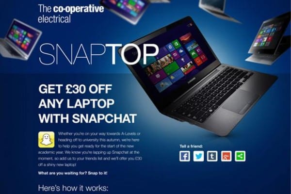 Co-operativesnapchatcampaign