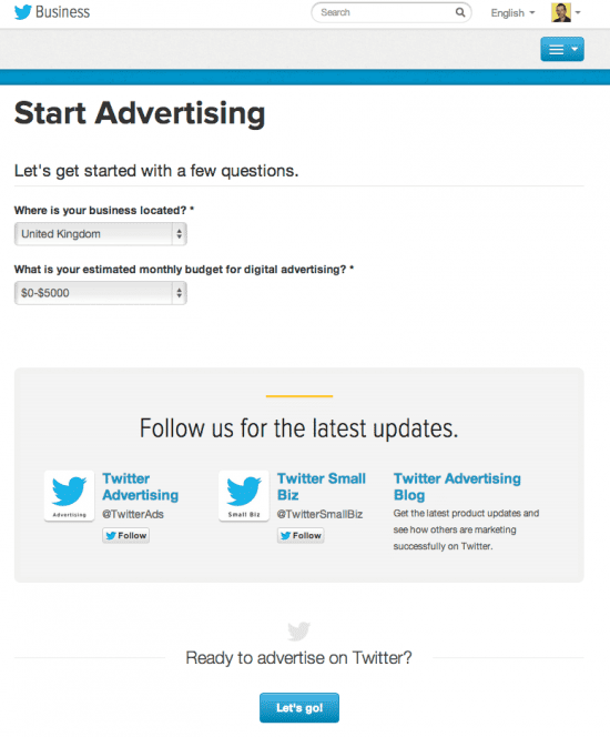 Twitter-advertising