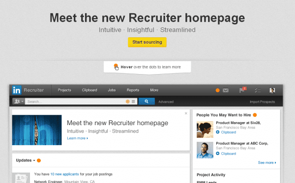 LinkedInrecruiter_homepage