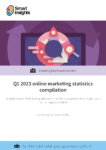 Online marketing benchmarks statistics compilation