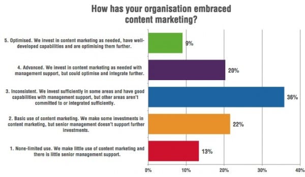 Managing content marketing capabilities