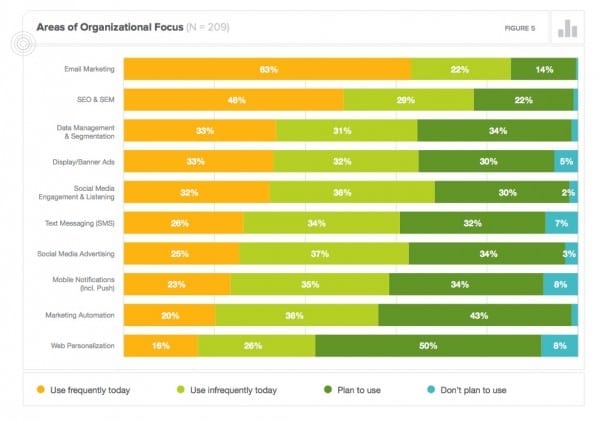 Areas of organisational focus