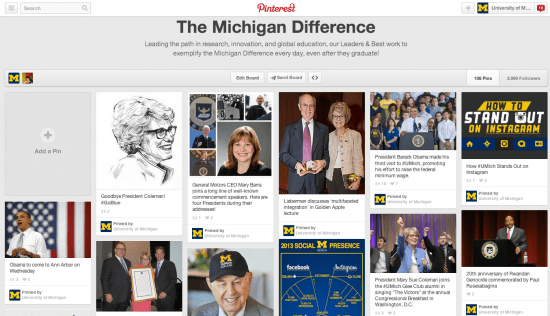 the michigan difference pinterest board