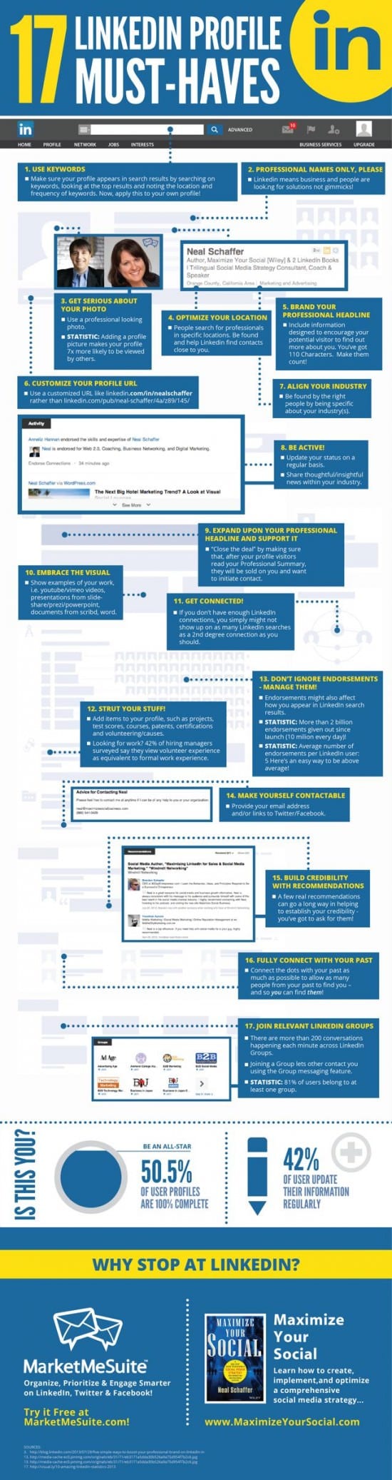 LinkedIn17musthavesinfographic