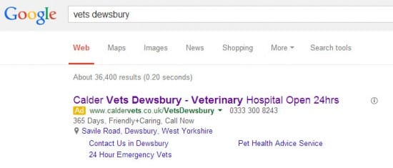 vets dewsbury