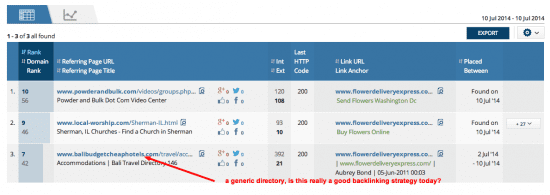 assess backlinks