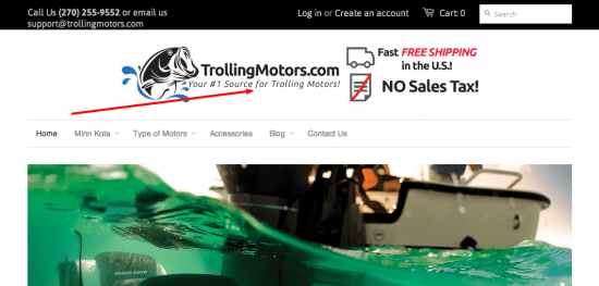 trolling motors onpage seo