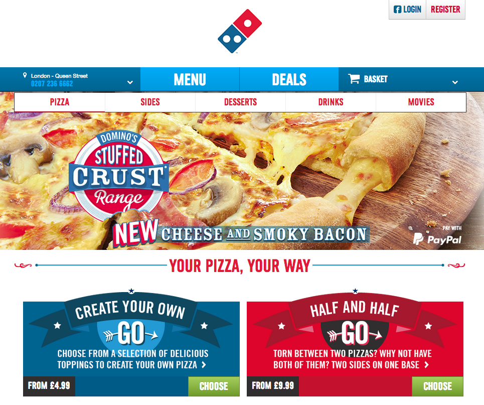 case study on digital marketing strategy of domino's