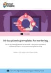 90-day planning templates for marketing