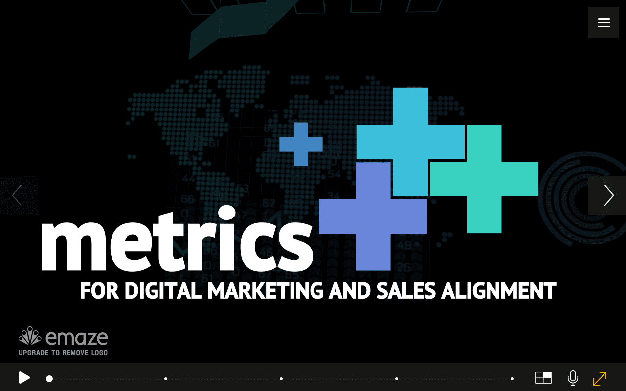 sales metrics - emaze