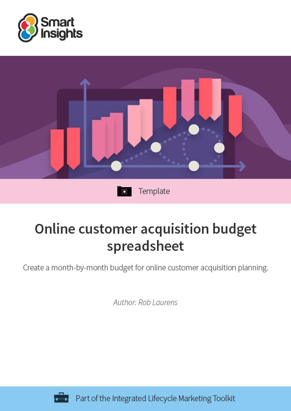 Online Budget Template from www.smartinsights.com