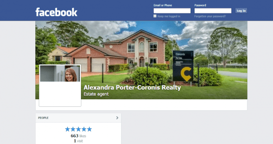 Facebook Alexandra Porter coronis realty