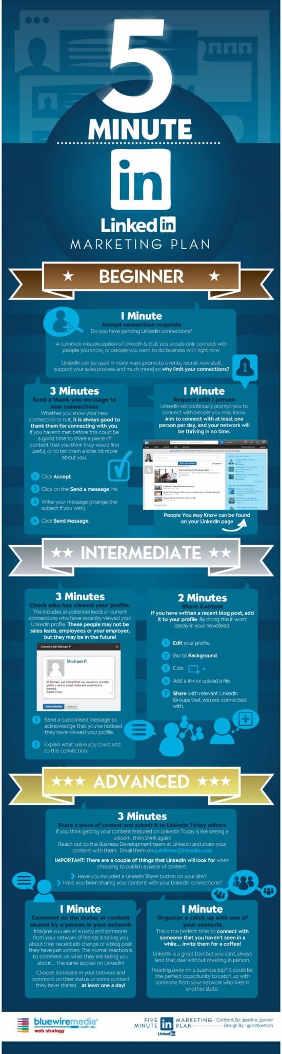 Expanding your LinkedIn connections Infographic