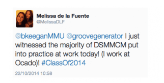 MMU Tweet on digital skills