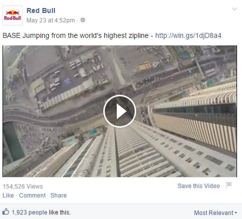 Red Bull Facebook