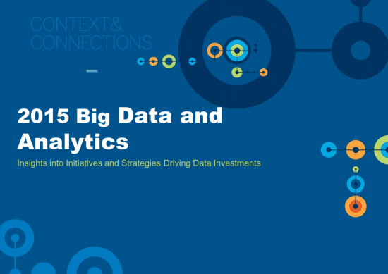 2015 big data and analytics 