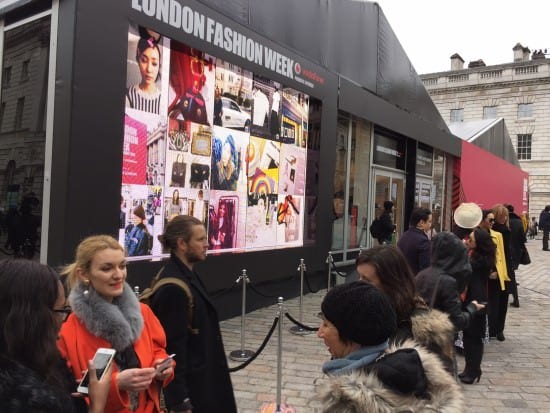 AwesomeWall at London Fashion Week