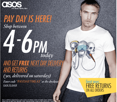 ASOS email marketing 