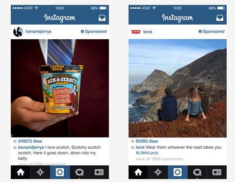 Instagram ads examples