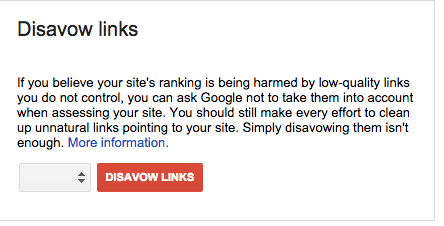 Disavow Links