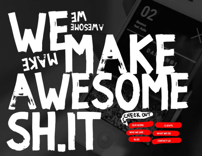 We make awesome sh.it