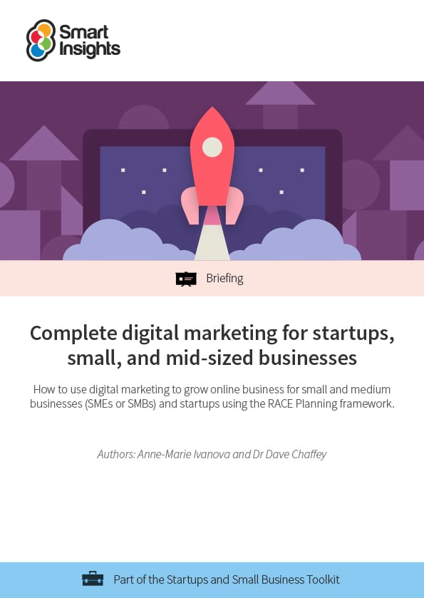 Digital marketing plan template for startups, small, and mid-sized businesses featured image