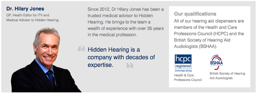 Hidden Hearing - Authority