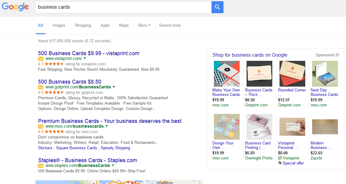 Google Sidebar Ads - PLA