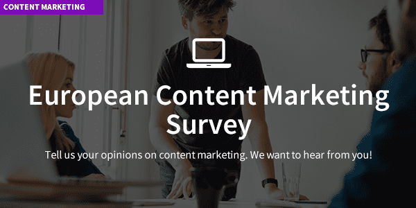 european content marketing survey