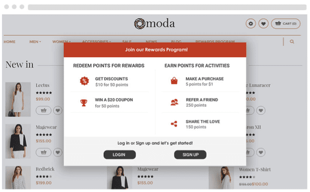 moda customer loyalty 