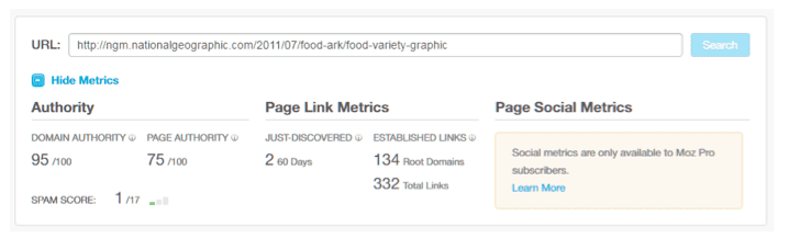 NatGeo infographic backlink 