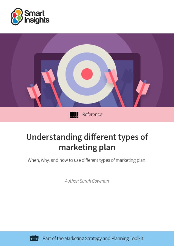 Understanding different types of marketing plan | Smart Insights