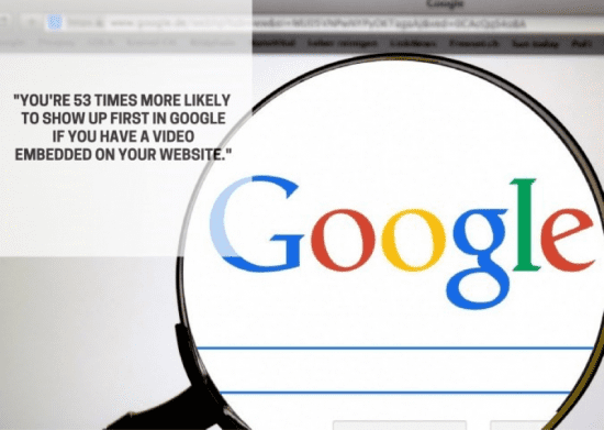 video and google ranking