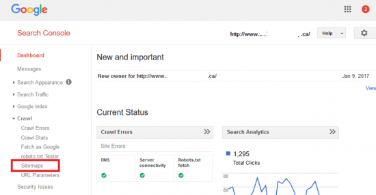 google search console