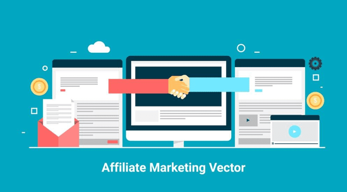 affiliate marketing vector