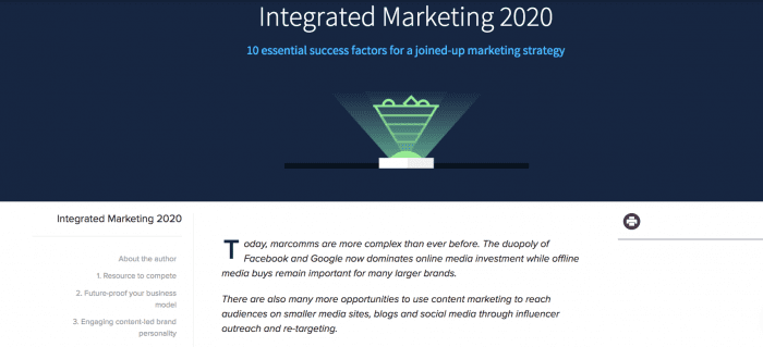 integrated marketing 2020