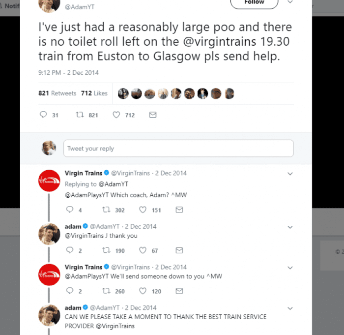 Virgin Trains customer service