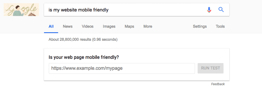 s my website mobile friendly directly in SERPs